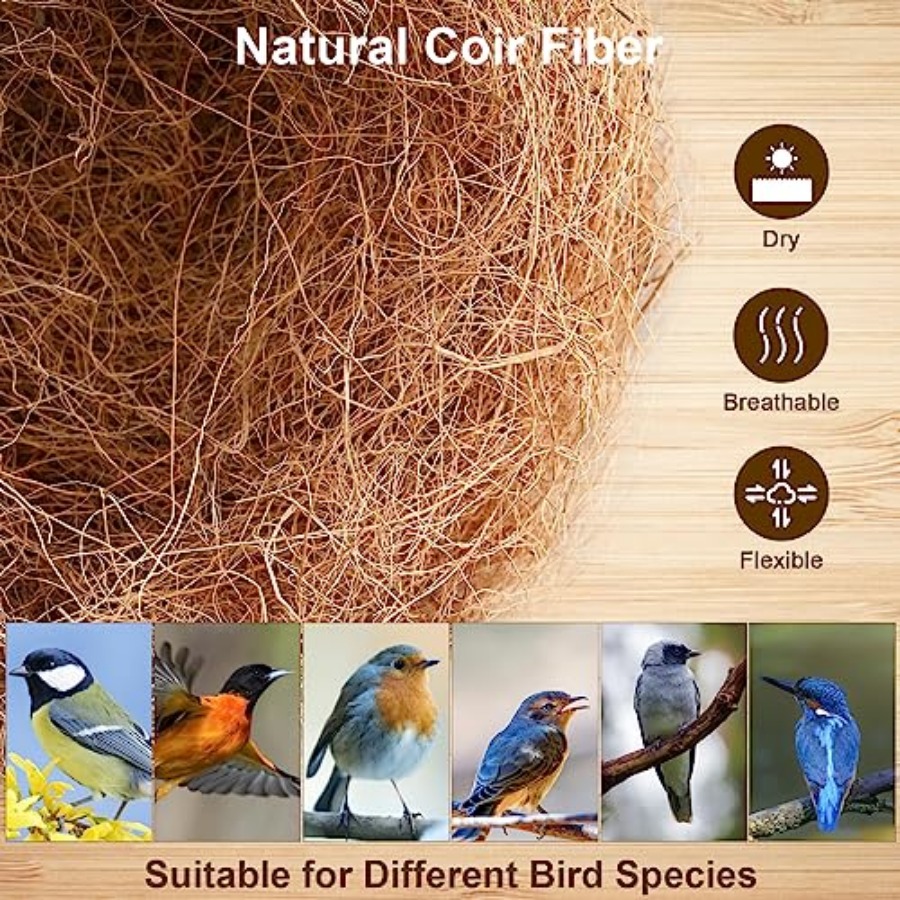 PCS Coconut Fiber for Bird Nes - Substrate Coconut Fiber 评论和价格