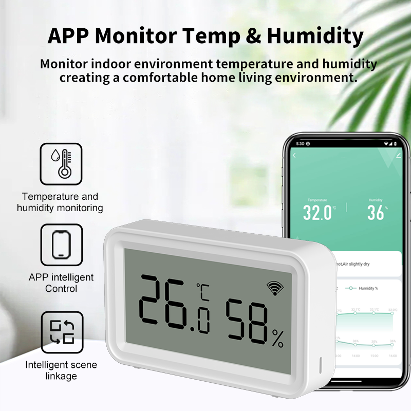 Tuya Zigbee WiFi Thermometer H - Digital Hygrometer Probe 评论和价格