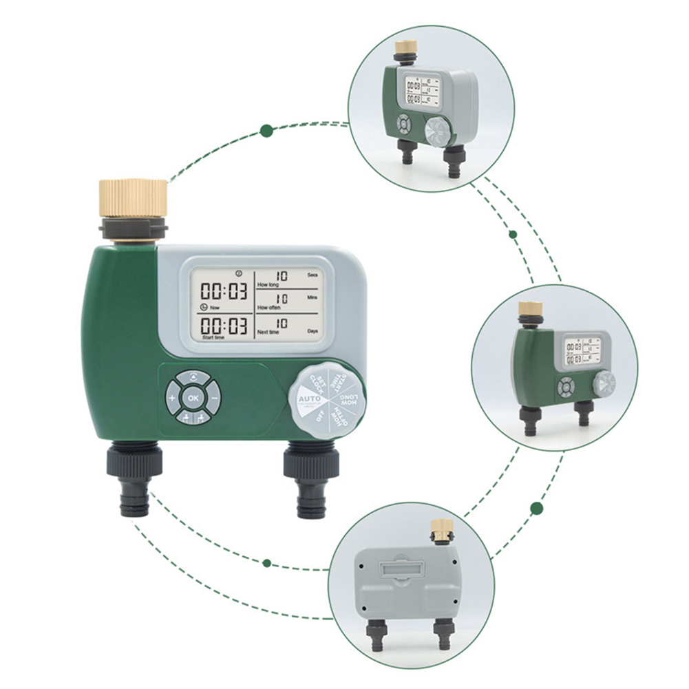 Electronic Garden Hose Water T - Timer Dual Outlet 评论和价格