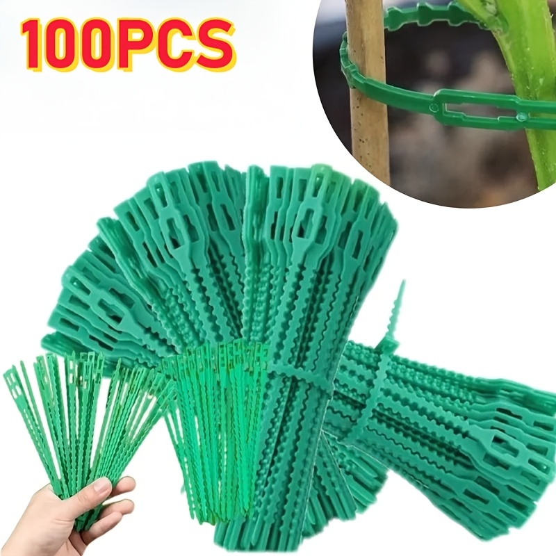 100PCS reusable adjustable pla - Vine Climbing Plastic 评论和价格