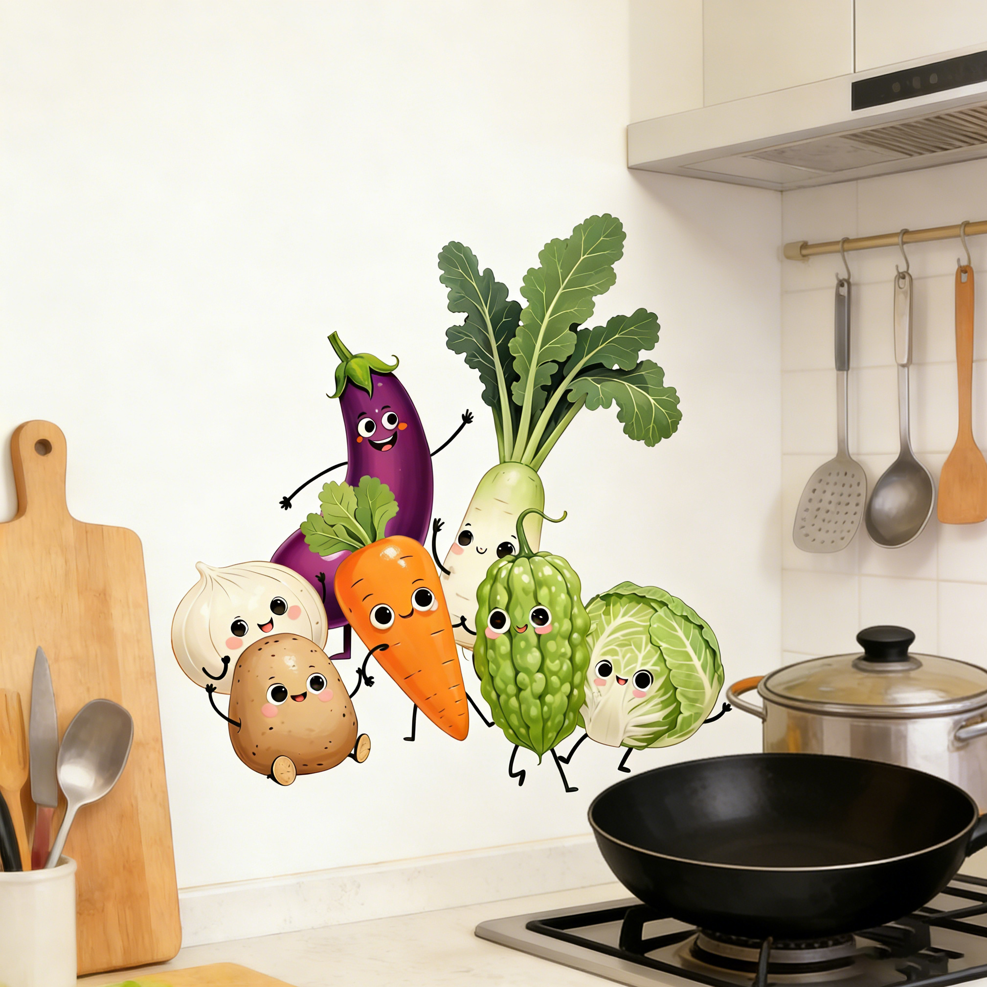Emotionally Expressive Vegetab - Pvc Panel Background 评论和价格