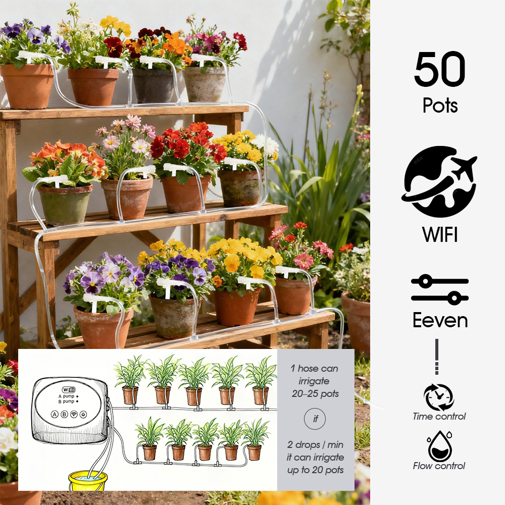 Garden Smart Dual Outlets Pump - Timer Dual Outlet 评论和价格