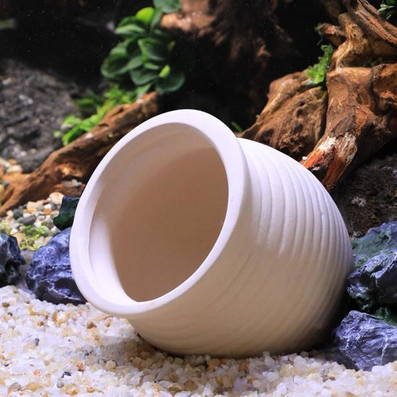 Ceramics Jar Fish Tank Decorat - Hide Cave Ceramic 评论和价格