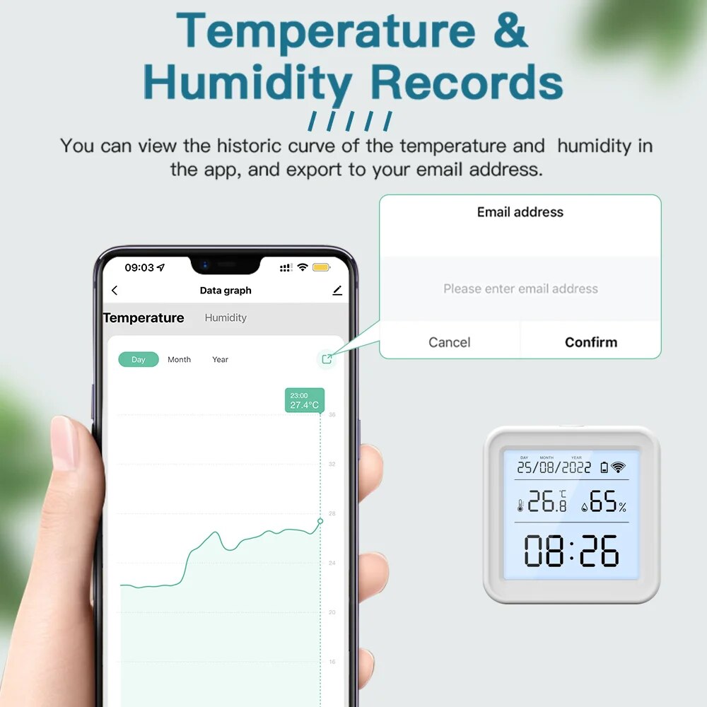 Tuya New WiFi Temperature Humi - Digital Hygrometer Probe 评论和价格