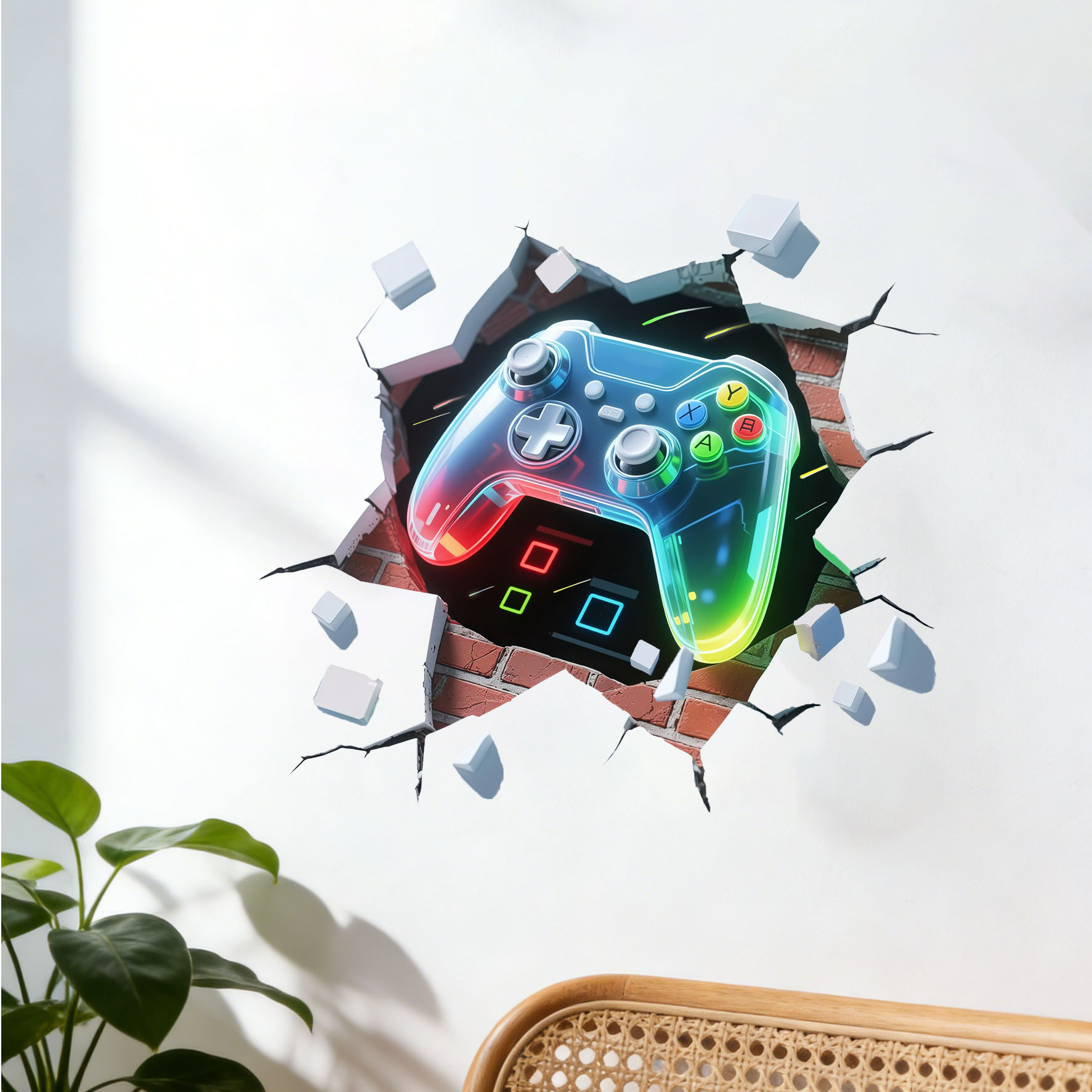 Game Controller Decal for Boys - Pvc Panel Background 评论和价格
