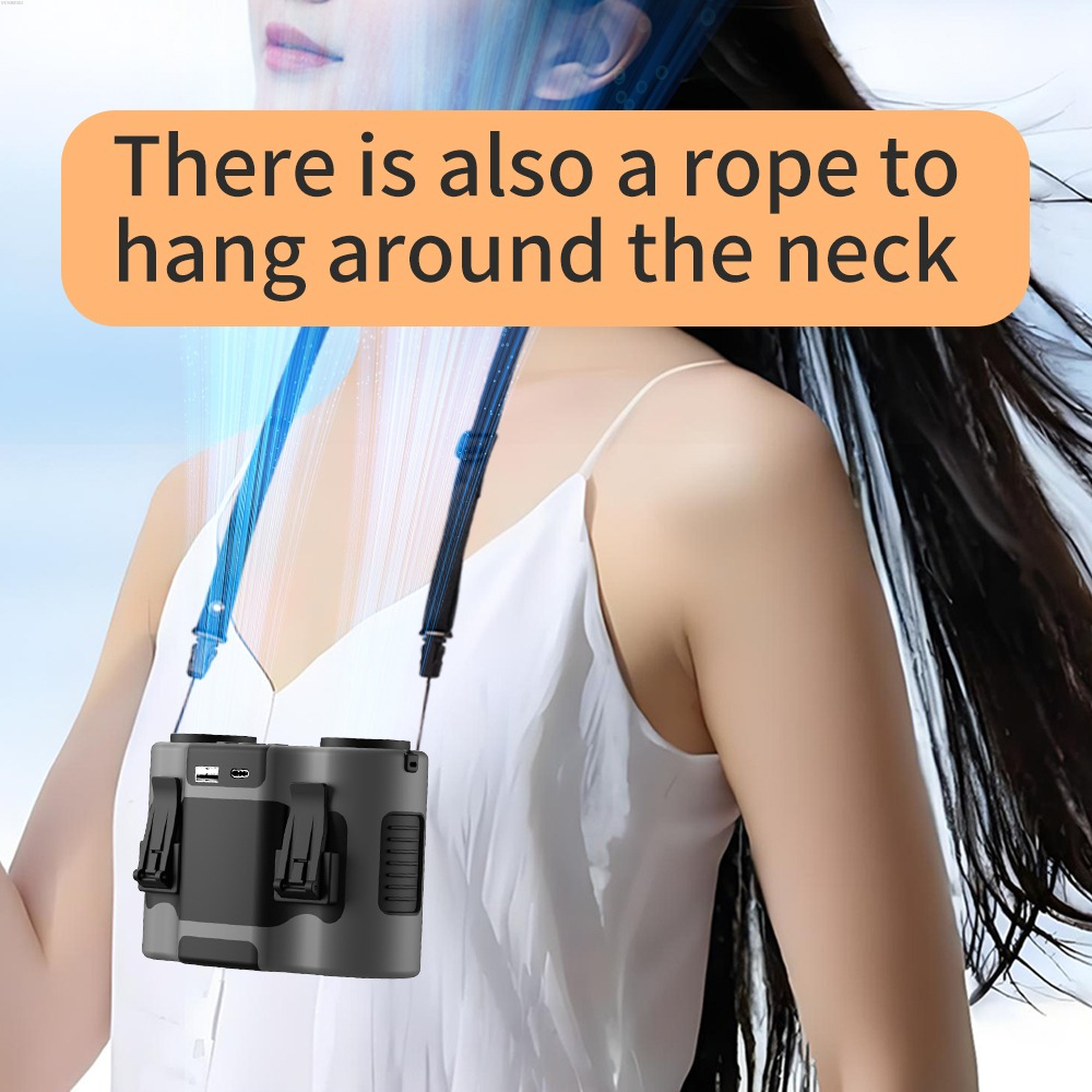 Portable Waist Clip Fan 5-spee - Timer Dual Outlet 评论和价格