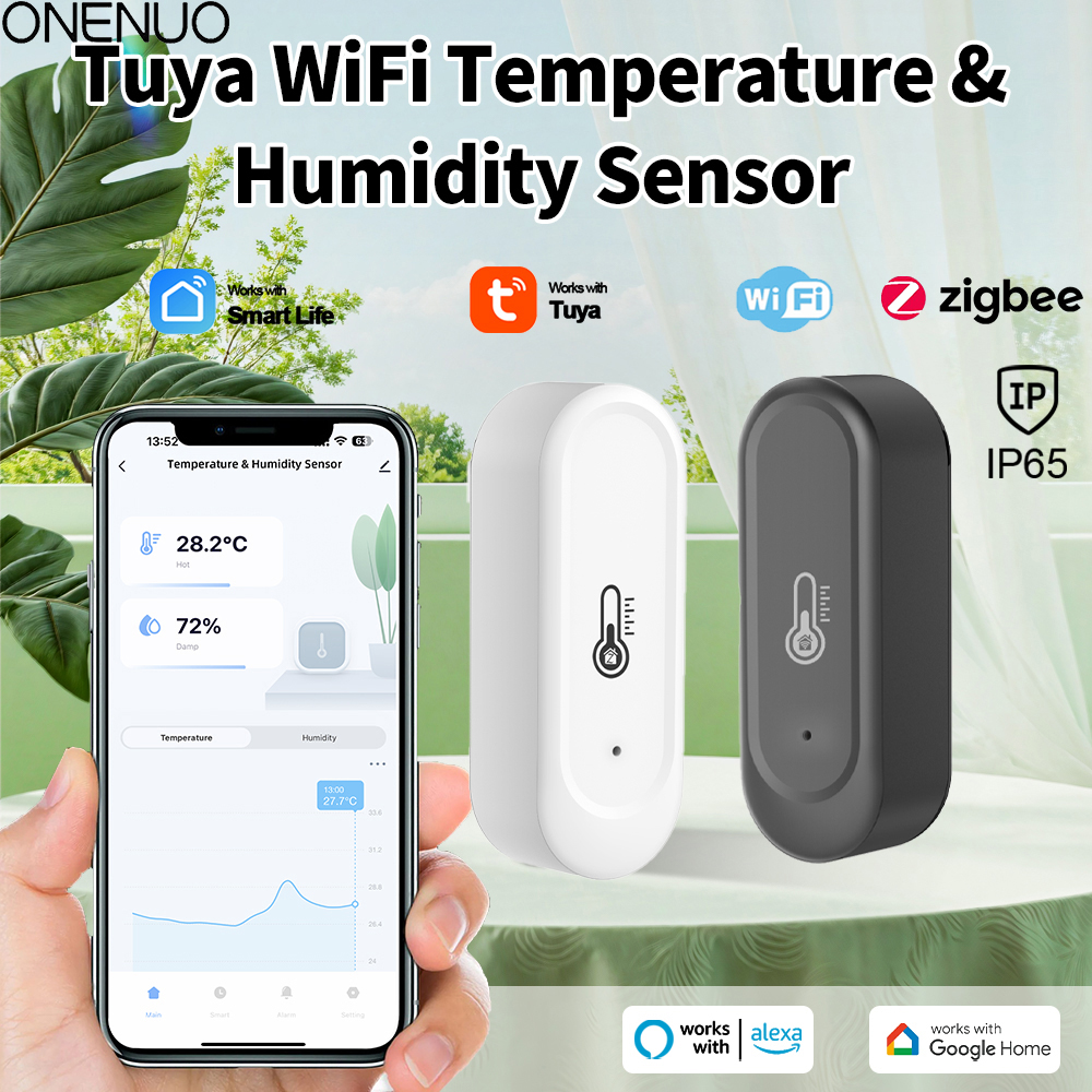 IP65 Zigbee or WiFi Temperatur - Digital Hygrometer Probe 评论和价格