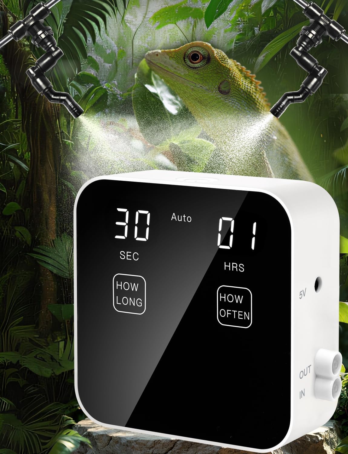 Automatic Rainforest Timing Sp - Misting Nozzle Reptile 评论和价格