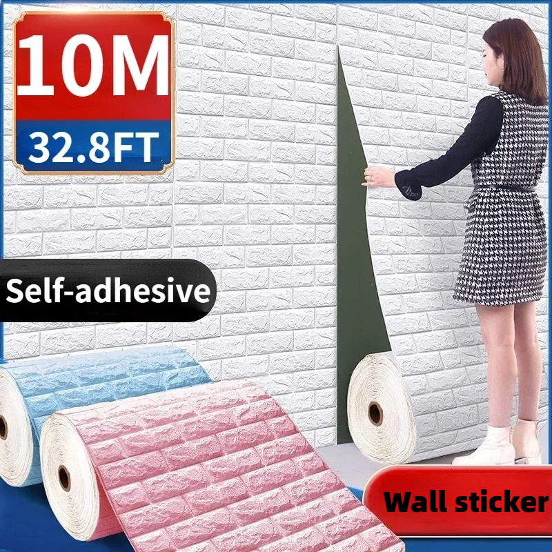 70cmx1/3/5/10M 3D Foam Brick W - Pvc Panel Background 评论和价格