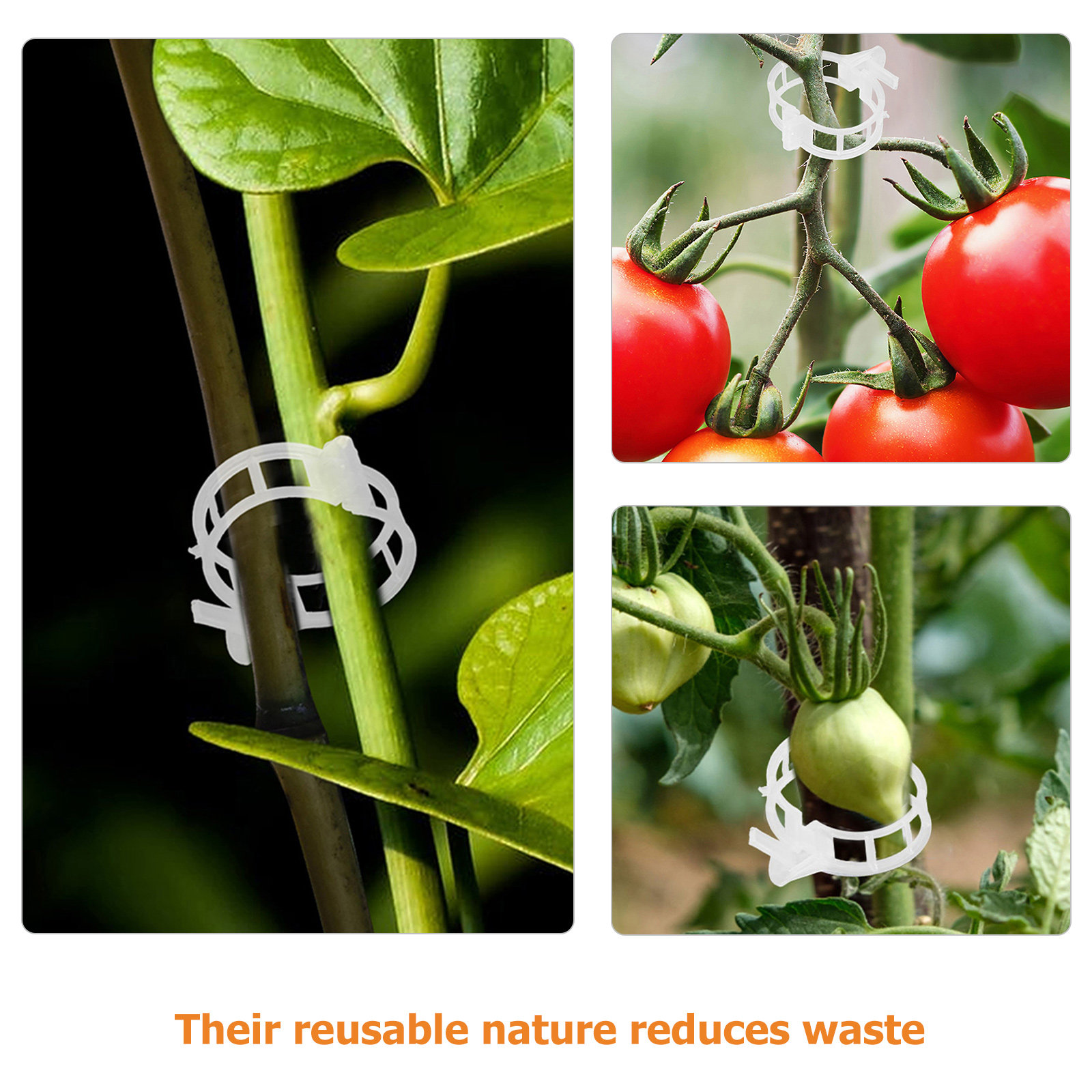 400Pcs Tomato Clips Plastic Ve - Vine Climbing Plastic 评论和价格