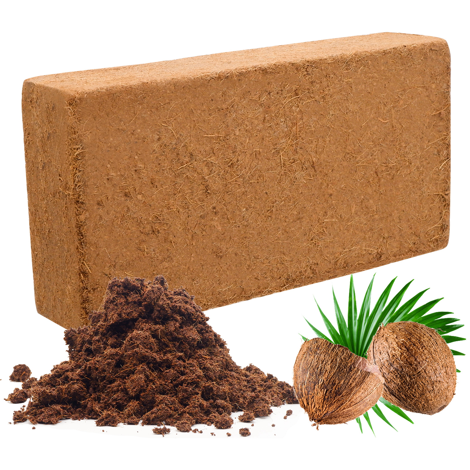 1 Pack Premium Coco Coir Brick - Substrate Coconut Fiber 评论和价格