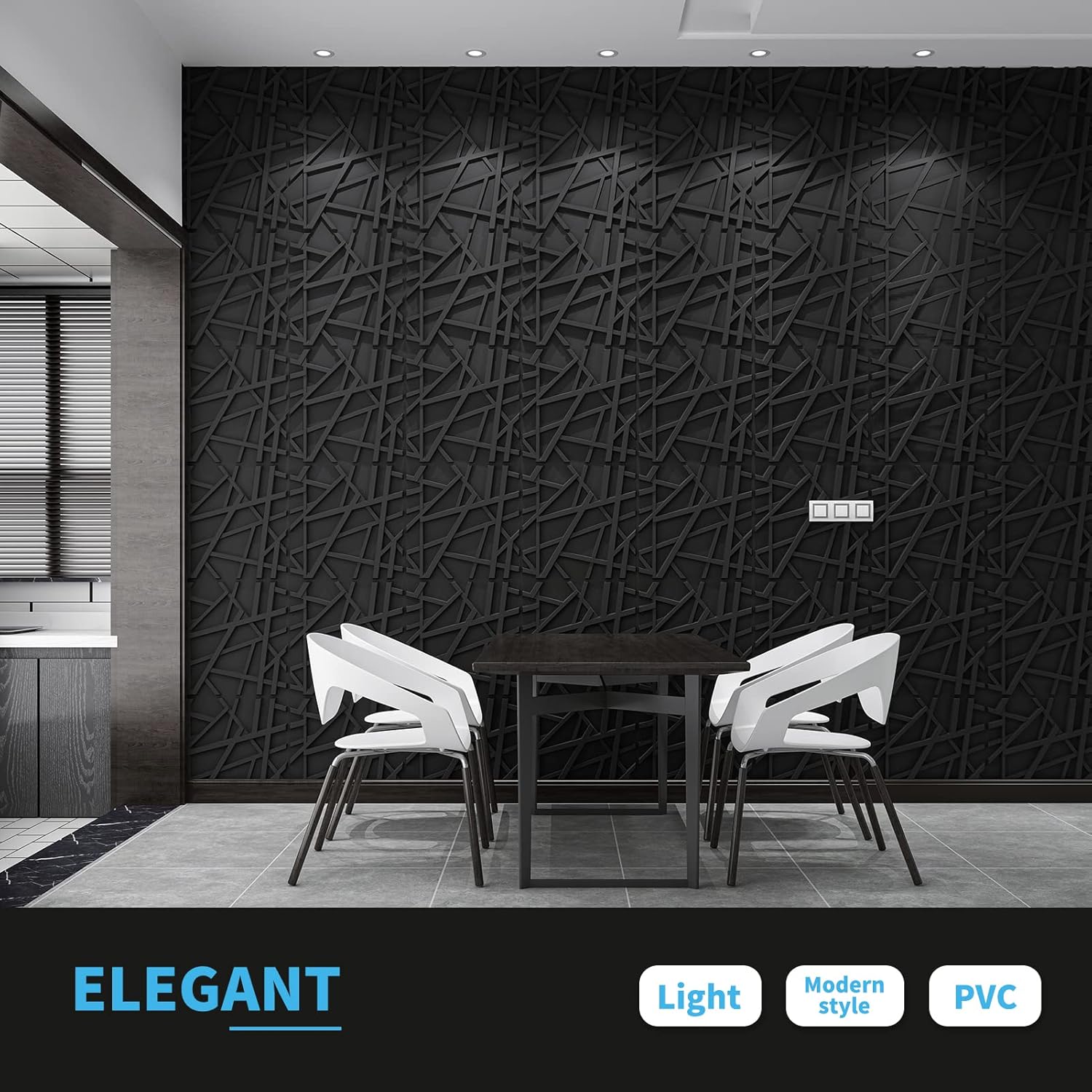 19.7x19.7in PVC Wall Panel Str - Pvc Panel Background 评论和价格