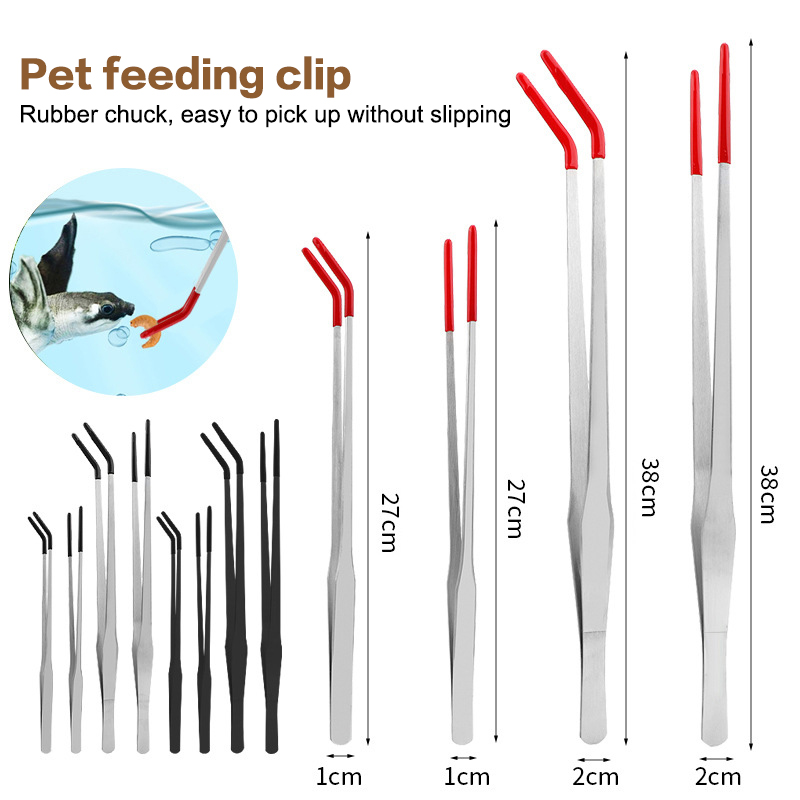 Fish Tank Cleaning Tools Snake - Feeding Tong Stainless 评论和价格