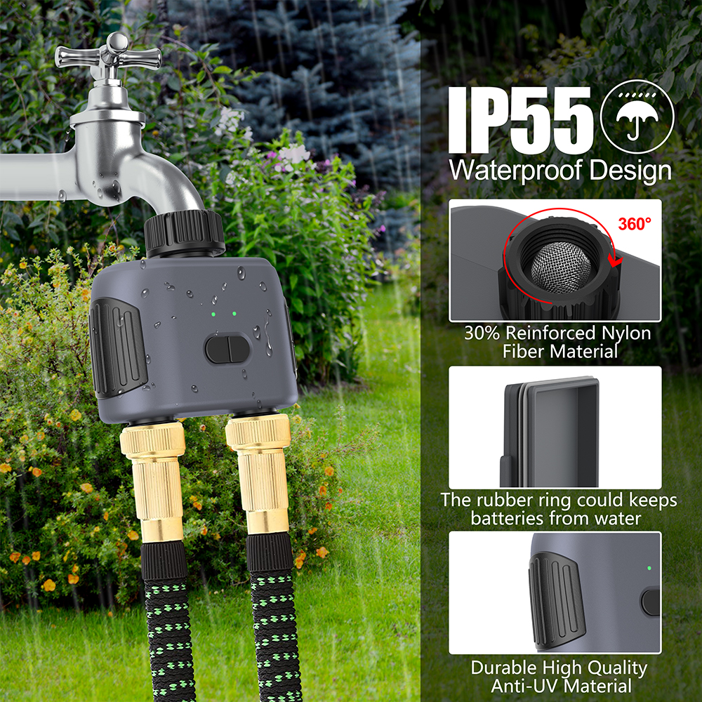 2 Outlets Tuya Smart Garden Wa - Timer Dual Outlet 评论和价格