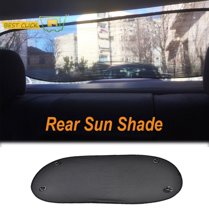 1pc Car Rear Window Sun Shades - Screen Top Mesh 评论和价格