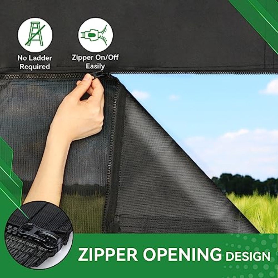 RV Awning Shade Screen 9' x 15 - Screen Top Mesh 评论和价格