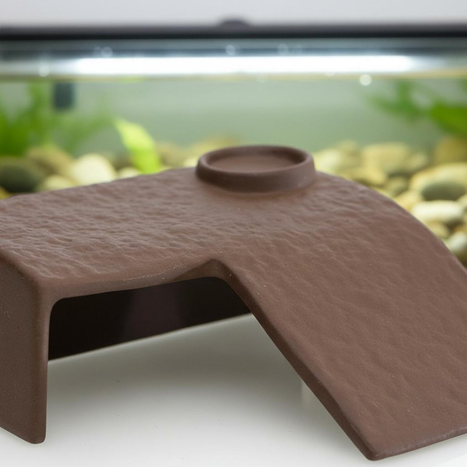 2 Pieces Turtle Basking Dock E - Hide Cave Ceramic 评论和价格
