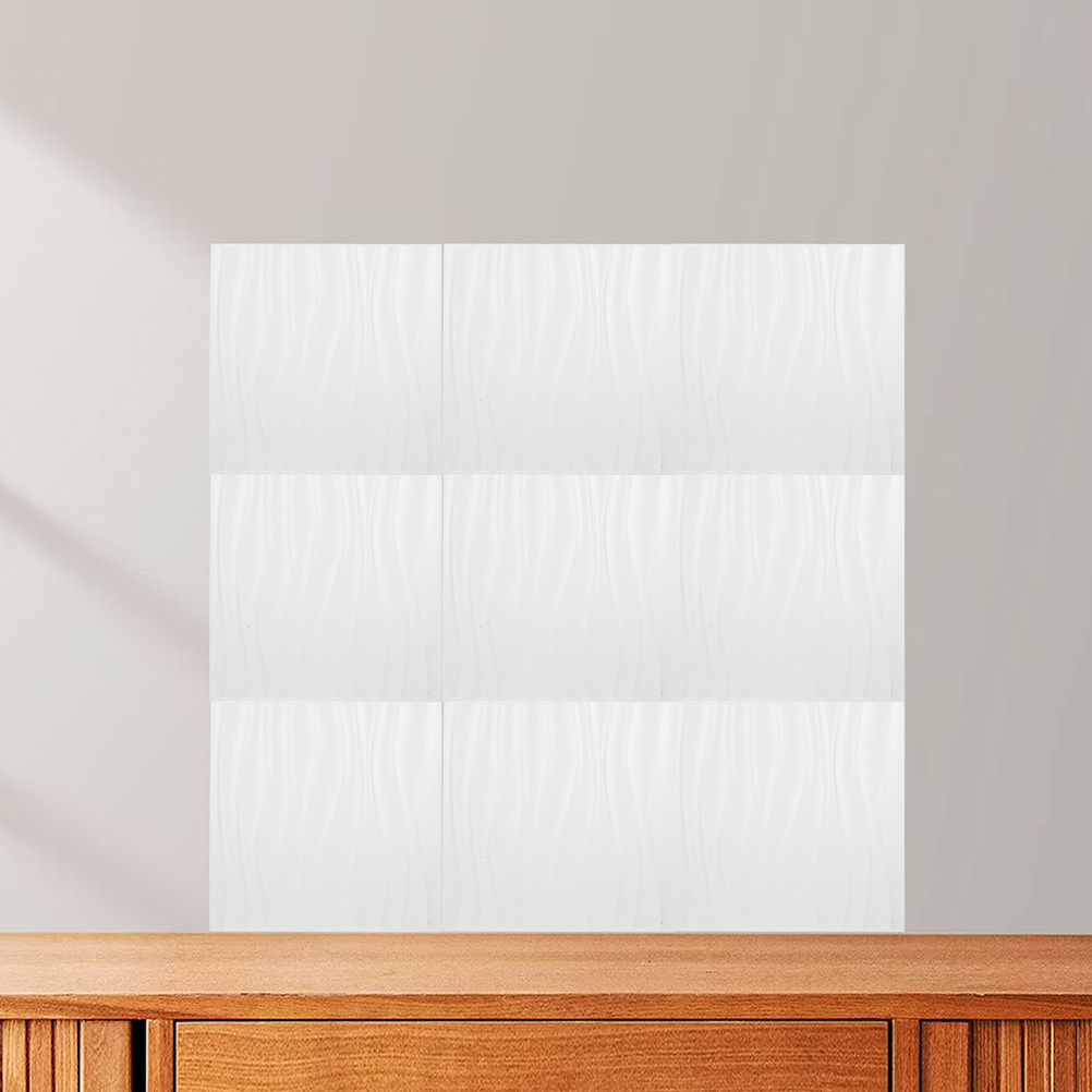 3Pcs 3D Wall Panels PVC Plasti - Pvc Panel Background 评论和价格