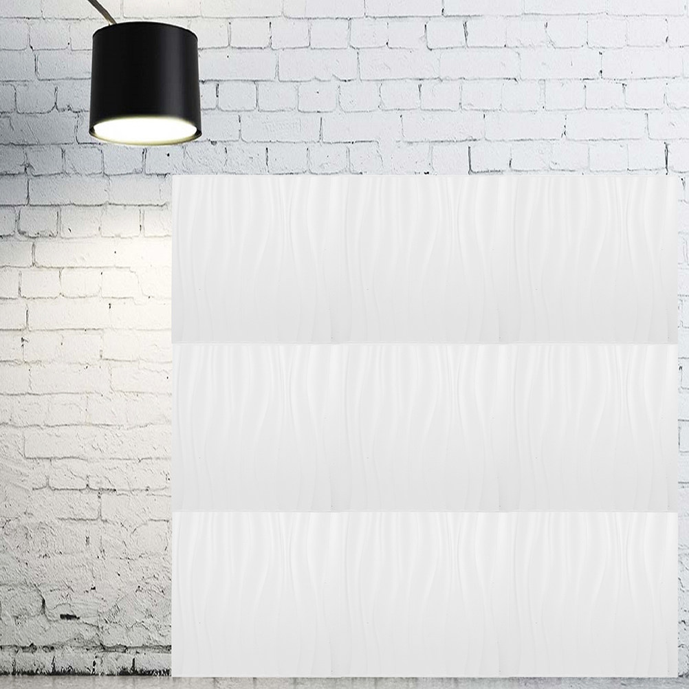 3Pcs 3D Wall Panels PVC Plasti - Pvc Panel Background 评论和价格