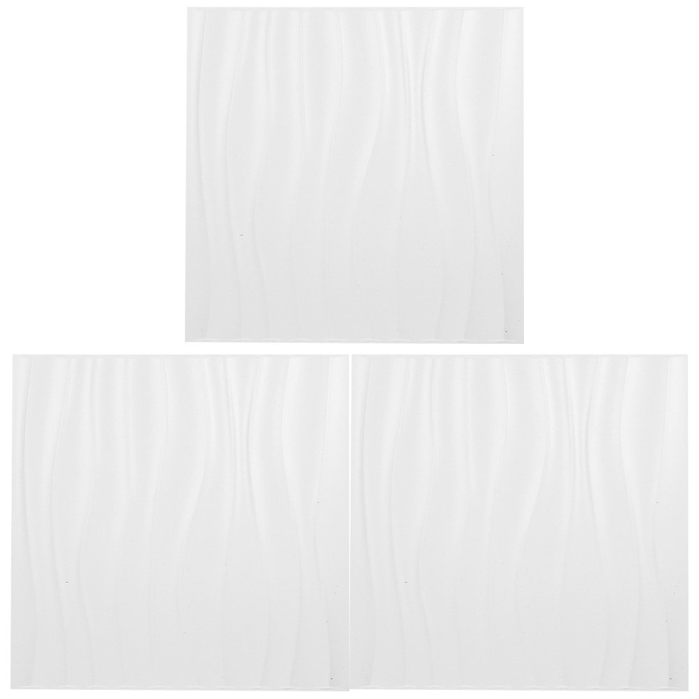 3Pcs 3D Wall Panels PVC Plasti - Pvc Panel Background 评论和价格